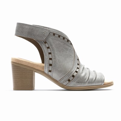 Rockport Cobb Hill Hattie Envelope Heels Damen Silber UCO-826479